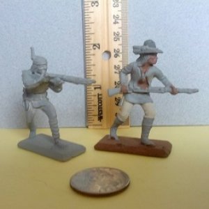 Example of 2 54mm Native Americans kits.