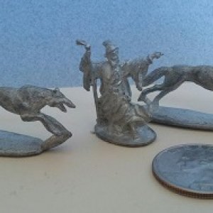 25mm wizard and wolfhounds.