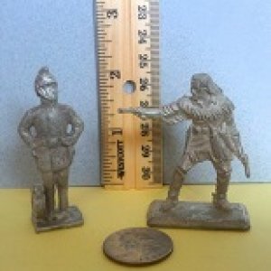 54mm Fire Fighter and  General Custer 2 kits