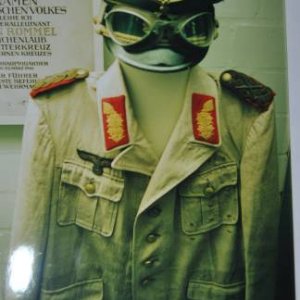 Erwin Rommel's DAK Tunic ,hat & goggles