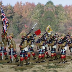 SEAFORTH HIGHLANDERS ON THE MARCH