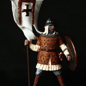 Publius Toy Soldiers PTS 5014 Byzantine Standard Bearer 12th to 13th century pic 1