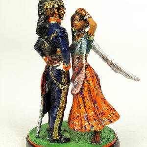 sarum soldiers pictures 441
French Hussar with Indian Nietzsch Girl.
