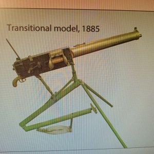 Resized Maxim 1885 Transition Model Maxim gun proposed Mountford kit