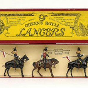 Britains # 24 9th Lancers 1950s