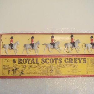 Britains # 32 Royal Scots Greys 1950s.