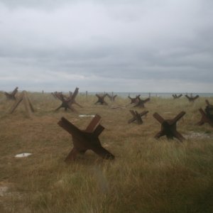 AT obstacles at Utah beach museum