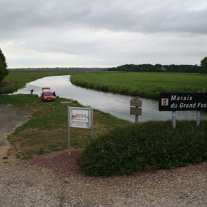 Bridge over the Merderet, Chef du Pont - looking south west to Ilse St Marie - the possible basis for the final scene in SPR? - there were two key bri