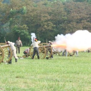 4 of the Batteries guns in action at Saltville Va. 2006