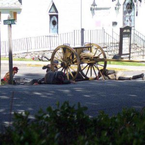 Over-run at Lewisburg West Virginia