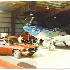 Mustangs 2,,,,,1970 Mustang,shelby parts and trim,some mods,upgrades,lightly stressed, with me 26 years.Kermit weeks p51d now at the fantasy of flite 