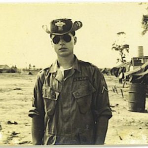 Viet. mid 1966,camp bearcat, a rather crude place at the time,