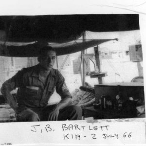 A great soldier,Sgt James B Bartlett,kia 2july1966