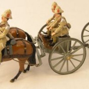 Boer War Machine gun limber and carriage 2