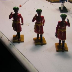 My finished Delhi Durbar figures.