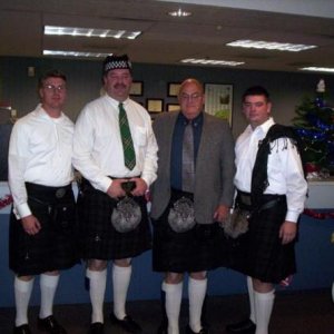 Kilted wedding