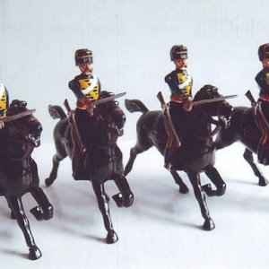 Britains 11th Hussars from the Light Brigade Series set # 3110 issued 1997.