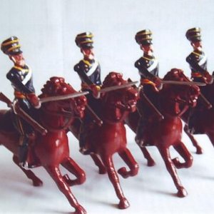 Britains 4th Light Dragoons from the Light Brigade series set # 3111 issued 1997. Later became the 4th Hussars.