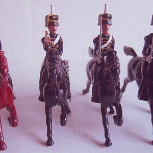 3rd Kings Own Hussars. Had to get these made, the Old Britains set # 13 is out of my price range for some reason they are very rare with the box. But 