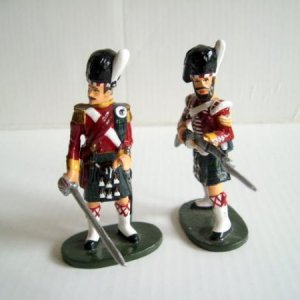 Frontline # CWP1 93rd Highlanders Officer and N.C.O. From Balaklava "The Thin Red Line".