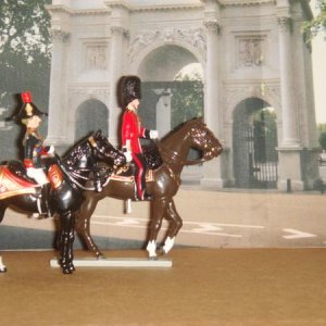 Britains (Trooping of the Color)

HRH Princess Anne (Colonel in Chief B & R)
Colonel of the Grenadier Guards