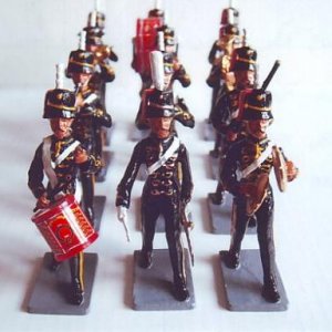 Britains 7th Hussar 12 piece band issued as Jubilee set comes in three boxes # 40264 # 40265 # 40294 issued 2001.