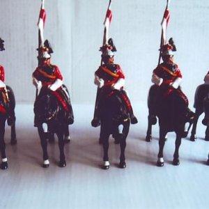 Britains # 00076 16th Lancers issued 1999 and made in China. Proberley one of the early sets once Petite decide on the move to China. They changed to 