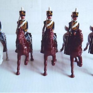 Britains 13th Hussars from Dennis Britains set to celebrate 100 years of Britains Toy Soldiers. This is a double set  with The Royal Fusiliers, but a 