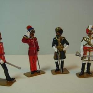 tradition Indian army painted in gloss