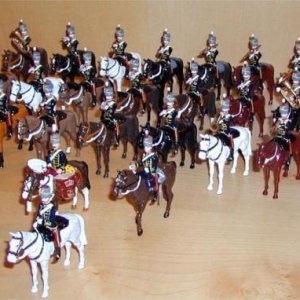 Mounted Band of the 11th Hussars (unfortunately not anymore in my collection)