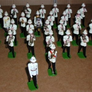 Band of the Royal Marines in summer dress