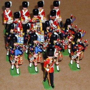 Pipes and Drums of the Royal Scots Dragoons  (unfortunately not anymore in my collection)