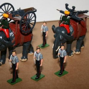 Steadfast - Elephants with gatling gun