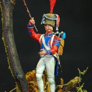 Napoleonic French Drum Major 9th Regt Ligne