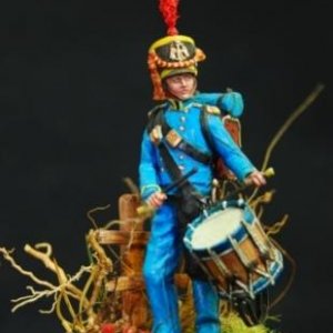 Napoleonic French Imperial Guard Marine Drummer