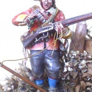 Detail of English Civil War musketeer