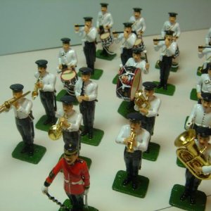 Irish Guards Band (William King castings)