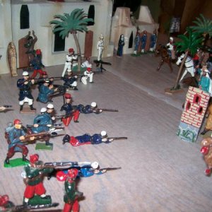 Legion are mostly restored old britains,a few erickson,britains arabs and some local swarthy types,