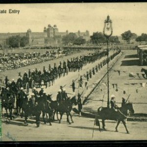 Coronation Durbar, Delhi - State entry.