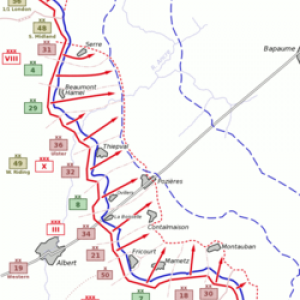 250px British plan Somme 1 July 1916