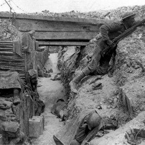 785px Cheshire Regiment trench Somme 1916