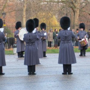 Changing of the Guards - The Band gets into formation