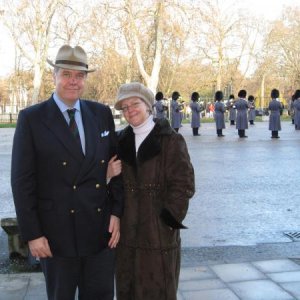 Padre Paul Wright and his wife Georgina