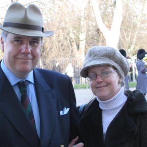 Padre Paul Wright and his wife Georgina