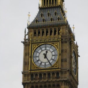 Big Ben Clock Tower (Big Ben is the name of the bell inside the clock)