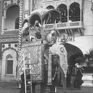 His Highness the Maharajah of Jind (Fred Bremner,  ~1900) 

"My first introduction to a Rajah in the Punjab was, in a measure, due to the Delhi Durbar