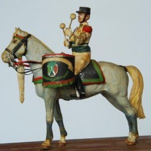 French Foreign Legion DrumHorse 
scratchbuilt on Historex Horse