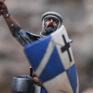 Seil Model SH54054: German Crusader in Holy Land (Sculpture: Yuri Serebryakov)