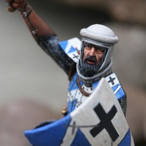 Seil Model SH54054: German Crusader in Holy Land (Sculpture: Yuri Serebryakov)