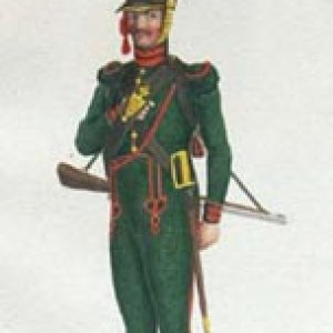 Chasseur Carabinier
The Westphalian Army in 1810: the Uniform Plates of Alexander Sauerweid (Plate 13)